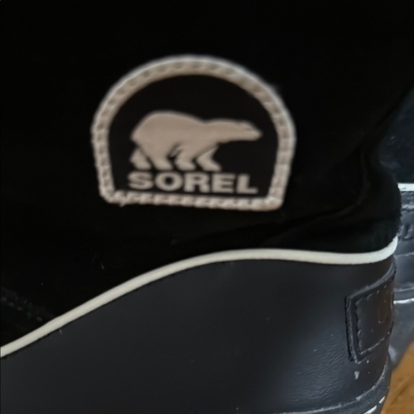 Sorel Black Fur-Trimmed Snow Boots Woman 8.5 - Picture 7 of 8